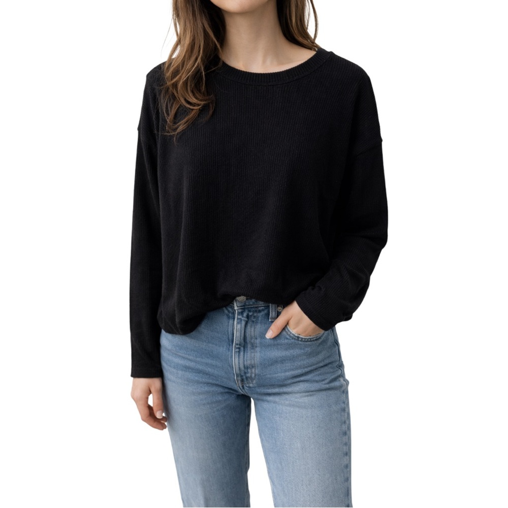 Time and Tru Black Knit Sweater – Size XL‎